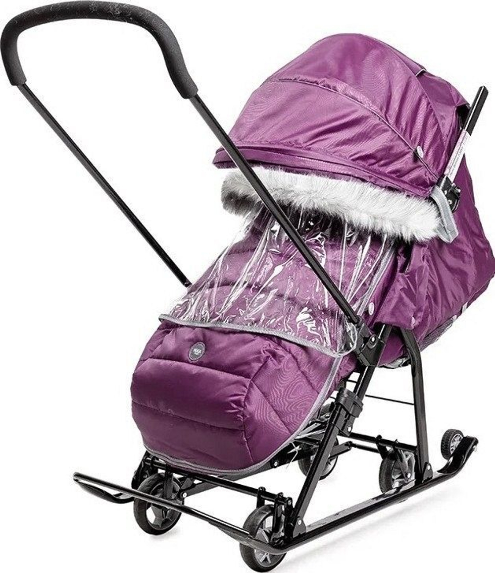 Коляска комбинированная «Ника Детям 7-5SK» ежевичный (арт. НД7-5SK/ЕЖ)