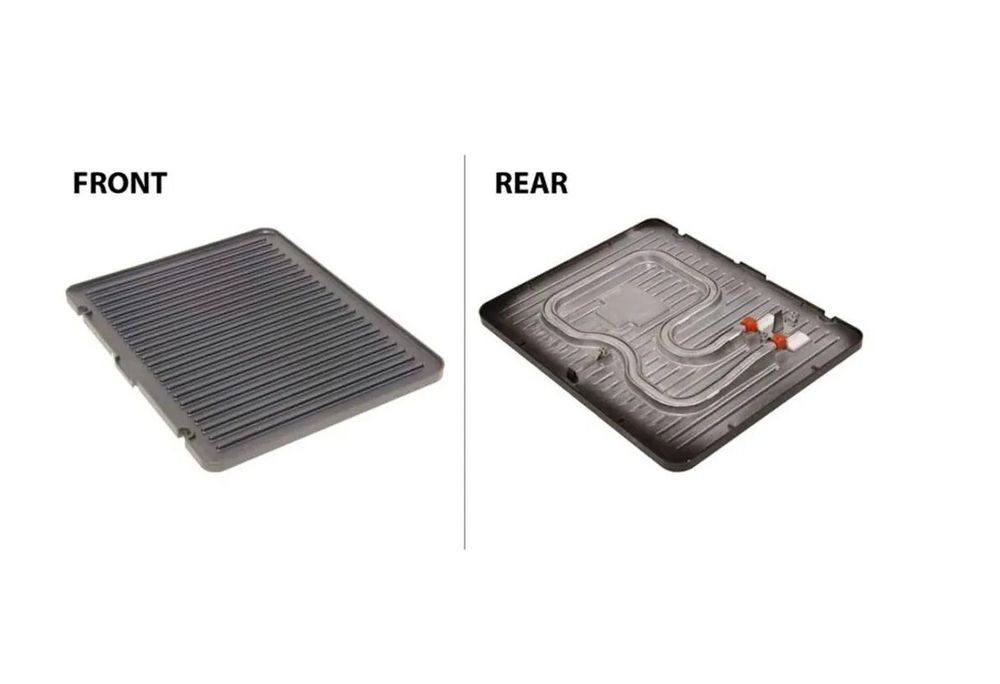 Панель для гриля Delonghi нижняя рифленая с тэном для CGH920D, CGH923D AS00002615