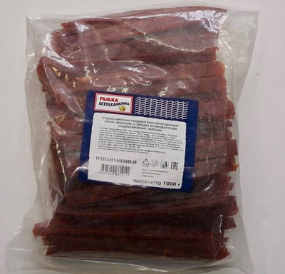 Морской лизун с перцем сушено-вяленый 1 кг