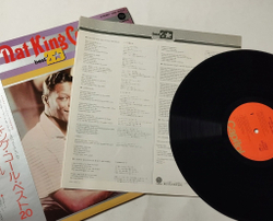 Винтажная виниловая пластинка LP Nat King Cole Best 20 (Japan 1975) (Obi) Unforgettable