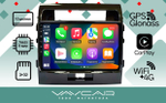 Магнитола для Toyota Land Cruiser 200 2007-2015 (экран климата внизу) - Vaycar VA77-0381 на Android 13, 8-ядер, 4G SIM-слот