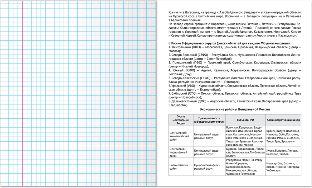 Тетрадь предметная 48 л., HARDCORE ГЕОГРАФИЯ, клетка