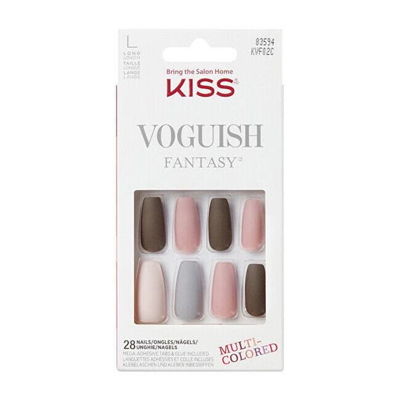Adhesive nails Voguish Fantasy Nails Chilllout 28 pcs