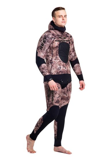 Гидрокостюм Aquateam Reef 5 мм ультраспан/открытая пора коричневый