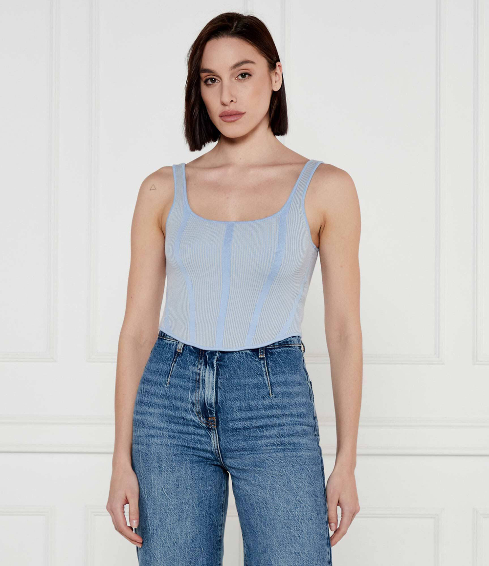 Блузка 2в1 Patrizia Pepe - серый(8K0296 K244)