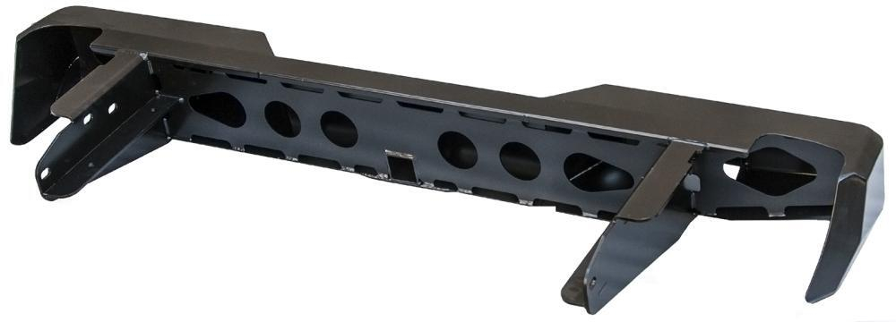 Бампер силовой задний Nissan NP300 2010+ (кузов 1500 мм) с квадратом под фаркоп РИФ