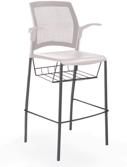Rewind стул барный со спинкой-сеткой