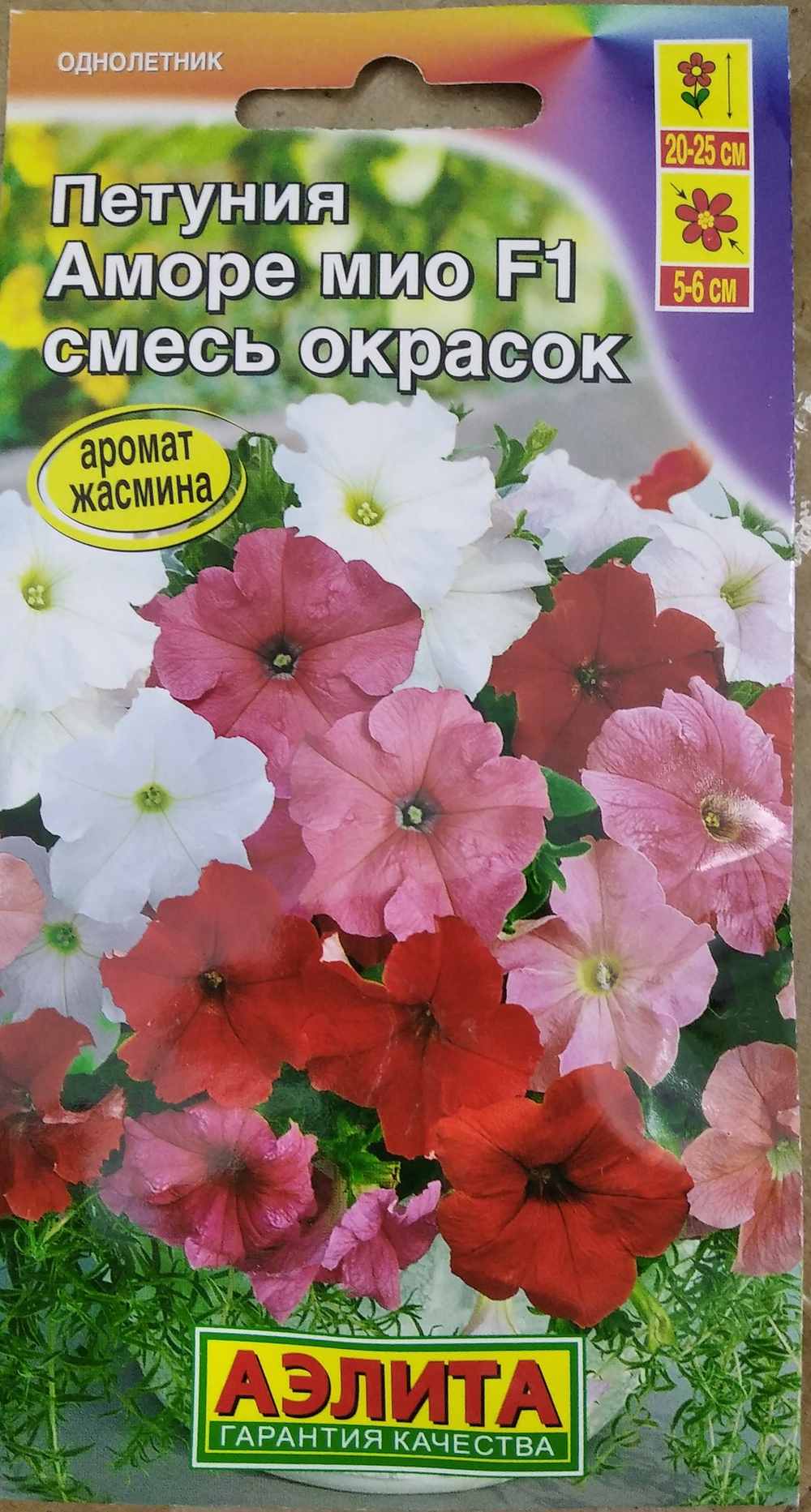 Петуния Аморе Мио смесь 7шт Ц Аэлита