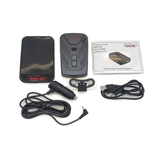 Сигнатурный радар-детектор SHO-ME SIGNATURE EXCELLENT с GPS модулем