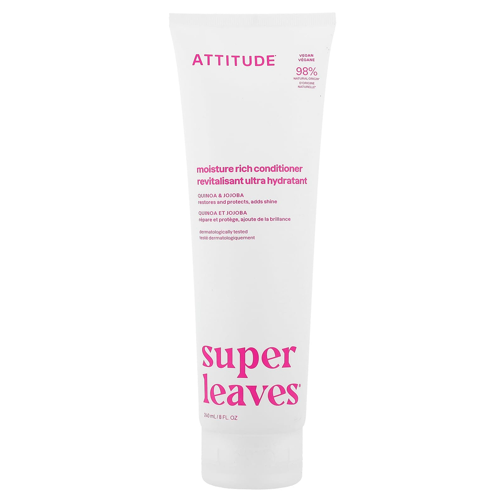 ATTITUDE, Super Leaves®, увлажняющий кондиционер, 240 мл (8 жидк. унций)