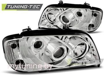 Передние фары Mercedes C W202 chrome