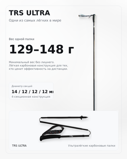 Палки для трейлраннинга TRS ULTRA 2026