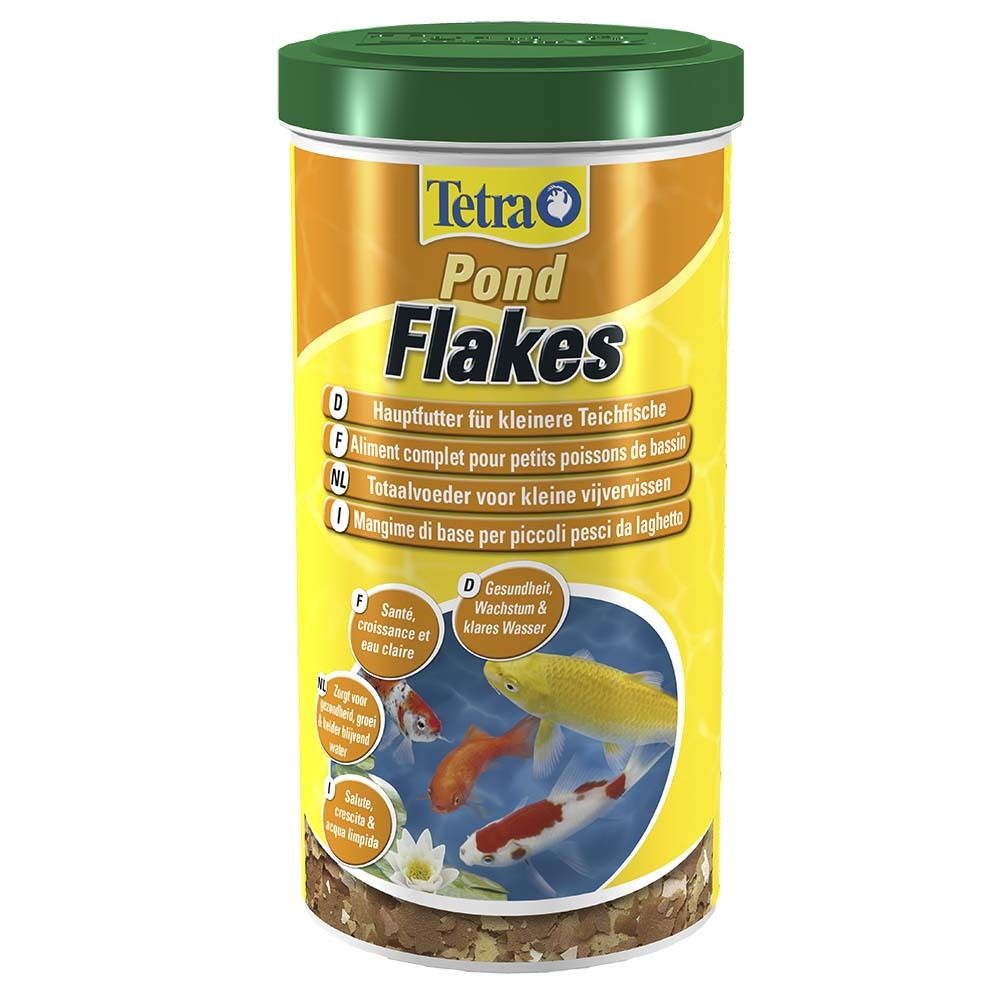 Tetra Pond Flakes 1 л - корм для прудовых молодых рыб (хлопья)