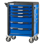 NORDBERG (T6P(B)) Тележка инструментальная, 6 выдвижных ящиков, с системой защиты от опрокидывания, синяя
