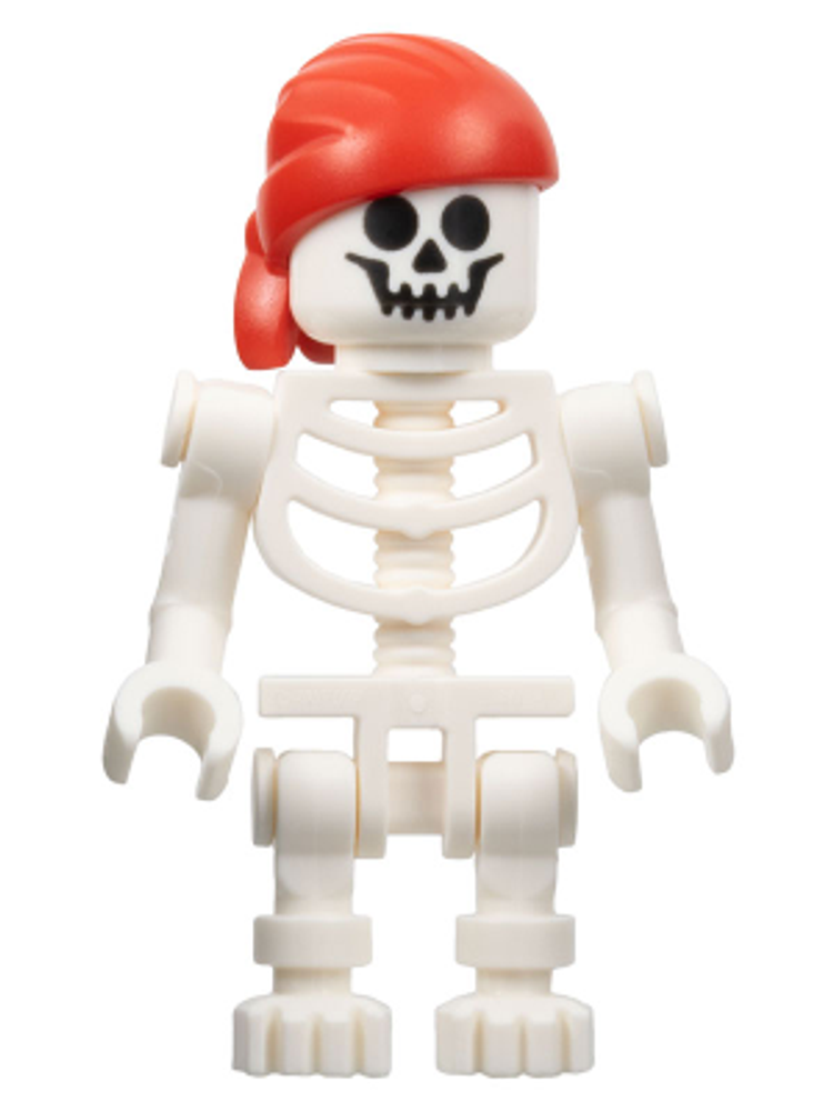 Минифигурка LEGO pi195  Скелет — стандартный череп