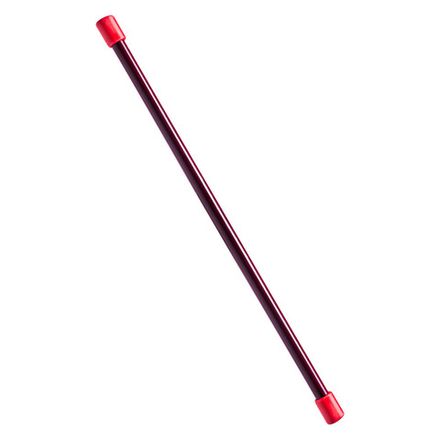 Палка гимнастическая (бодибар), MR-B07, вес 7кг, дл. 110 см, стальная труба, бордовый