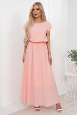 Платье Симона (персик) Р11-1161 Nikol (Акция)