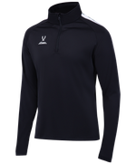 Джемпер тренировочный CAMP Training Top 1/4 Zip, черный, детский