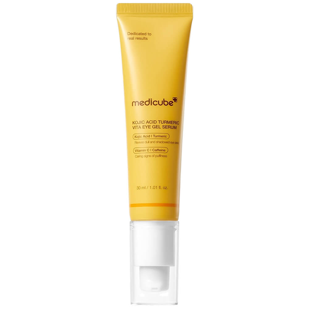 Medicube Kojic Acid Turmeric Vita Eye Gel Serum тонизирующий гель для век с койевой кислотой