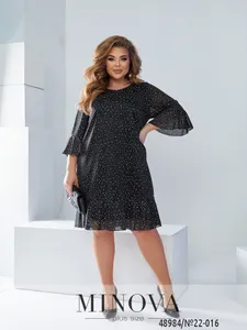 Платье 22-016-черный Minova