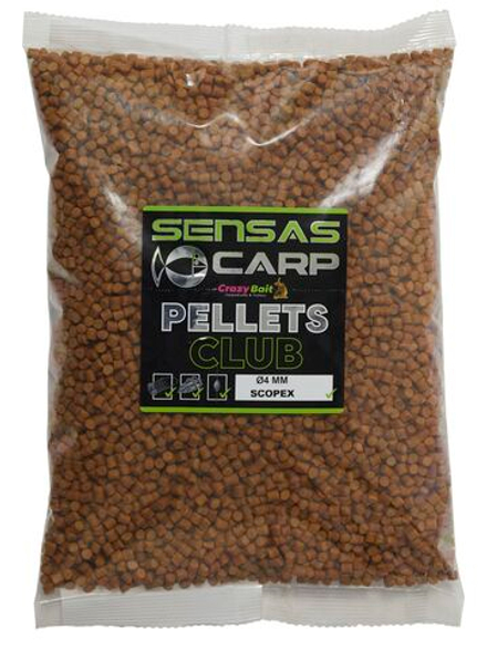 Пеллетс Sensas Club SCOPEX 4мм 1кг