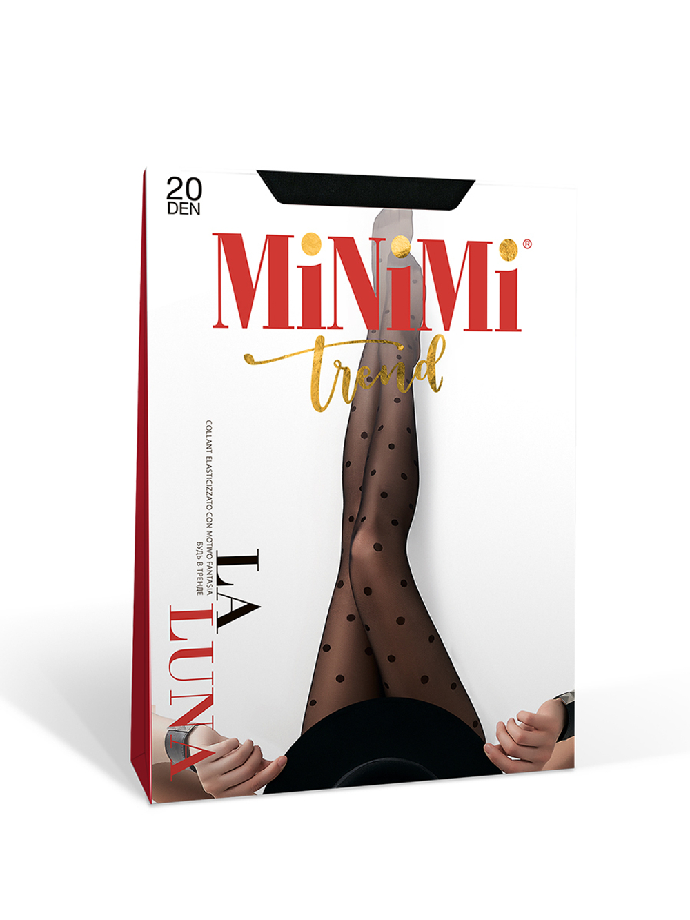 MiNiMi LA LUNA 20 (колготки в горошек) (С)