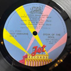 Винтажная виниловая пластинка LP Ozzy Osbourne Speak Of The Devil (Japan 1982) (No Obi) War Pigs