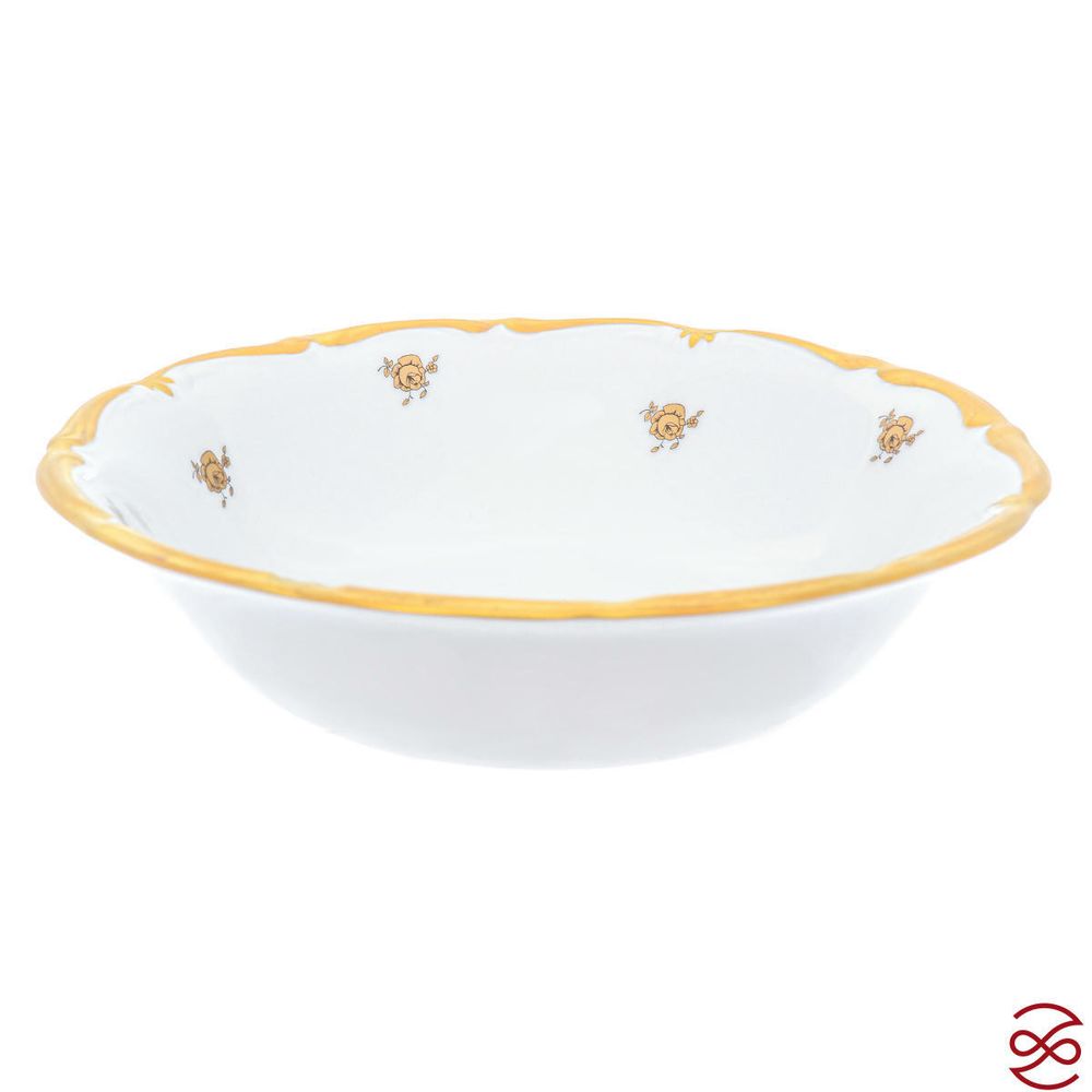 Салатник Queen's Crown Золотая роза 23 см