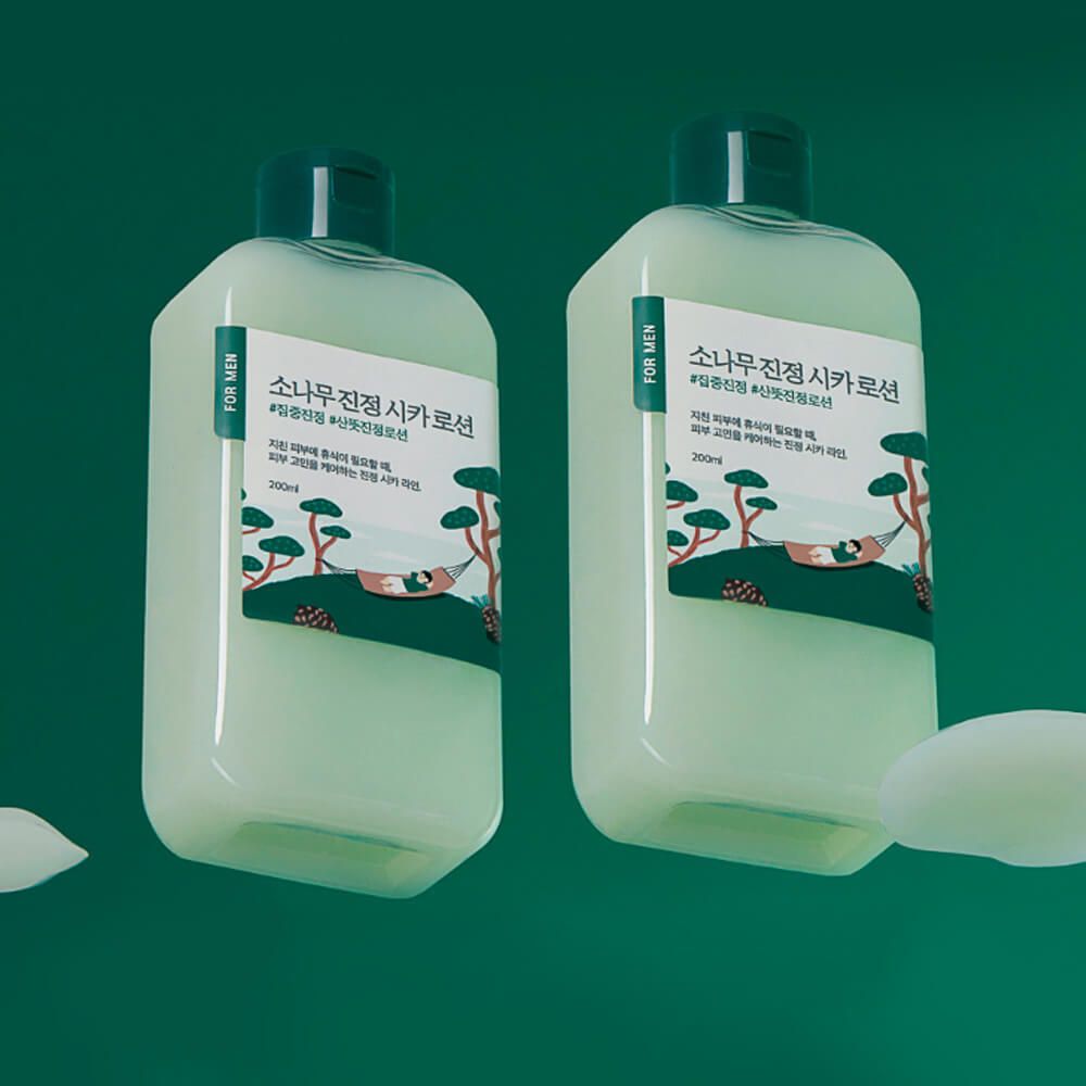 ROUND LAB Лосьон мужской с экстрактами сосны и центеллы For Men Pine Calming Cica Lotion (200 мл)