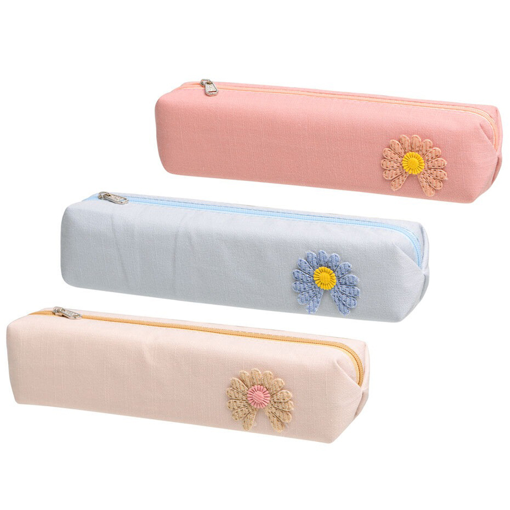 Пенал-косметичка Basir без наполнения, 21*5*4 см, серия "Цветок", ассорти