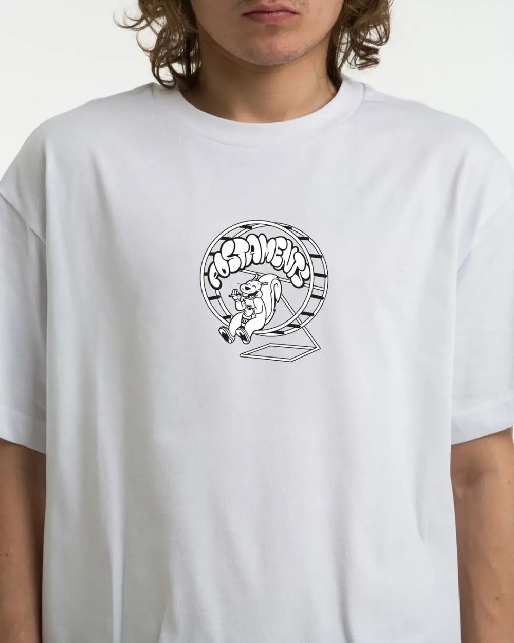 Футболка Postaments Squirell белая