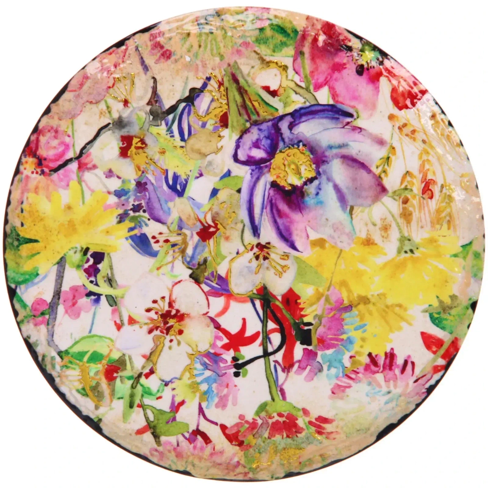 Подставка керамическая 16 см «Цветочная лирика»
