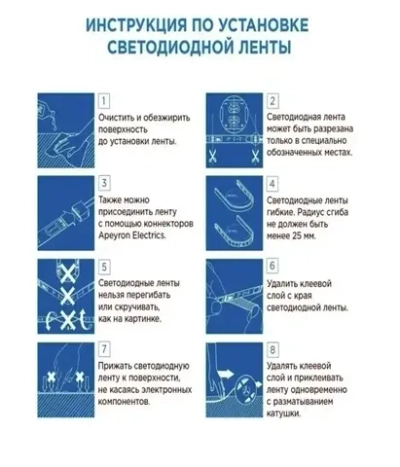 Светодиодная RGB лента 5м с диодами 2835