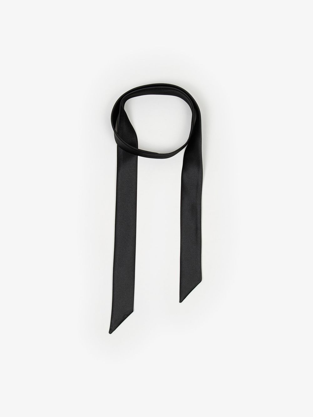 Галстук лента "Черный" 7+