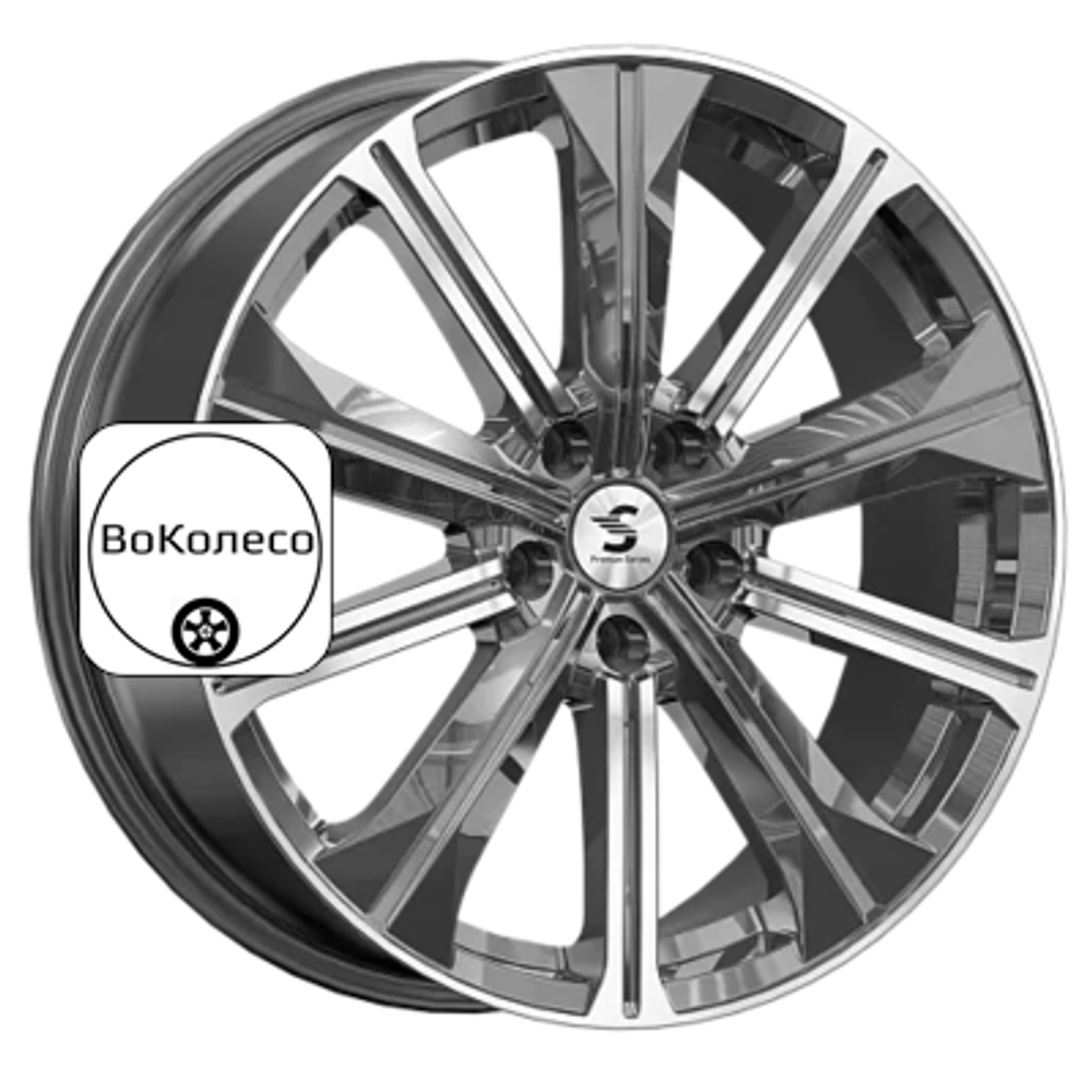 7x19/5x108 ET45 D60,1 КР013 (Tiggo 8 Pro) Diamond Gloss Graphite Premium Series