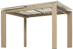 Стол CORNER 120 GLOSS LUXURY PANDORA SOLID CERAMIC / TAUPE, ®DISAUR