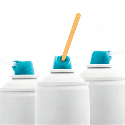 Кэп Night Quill Vortex Sting (Бирюзовый/Оранжевой) с трубкой для стандартных баллонов