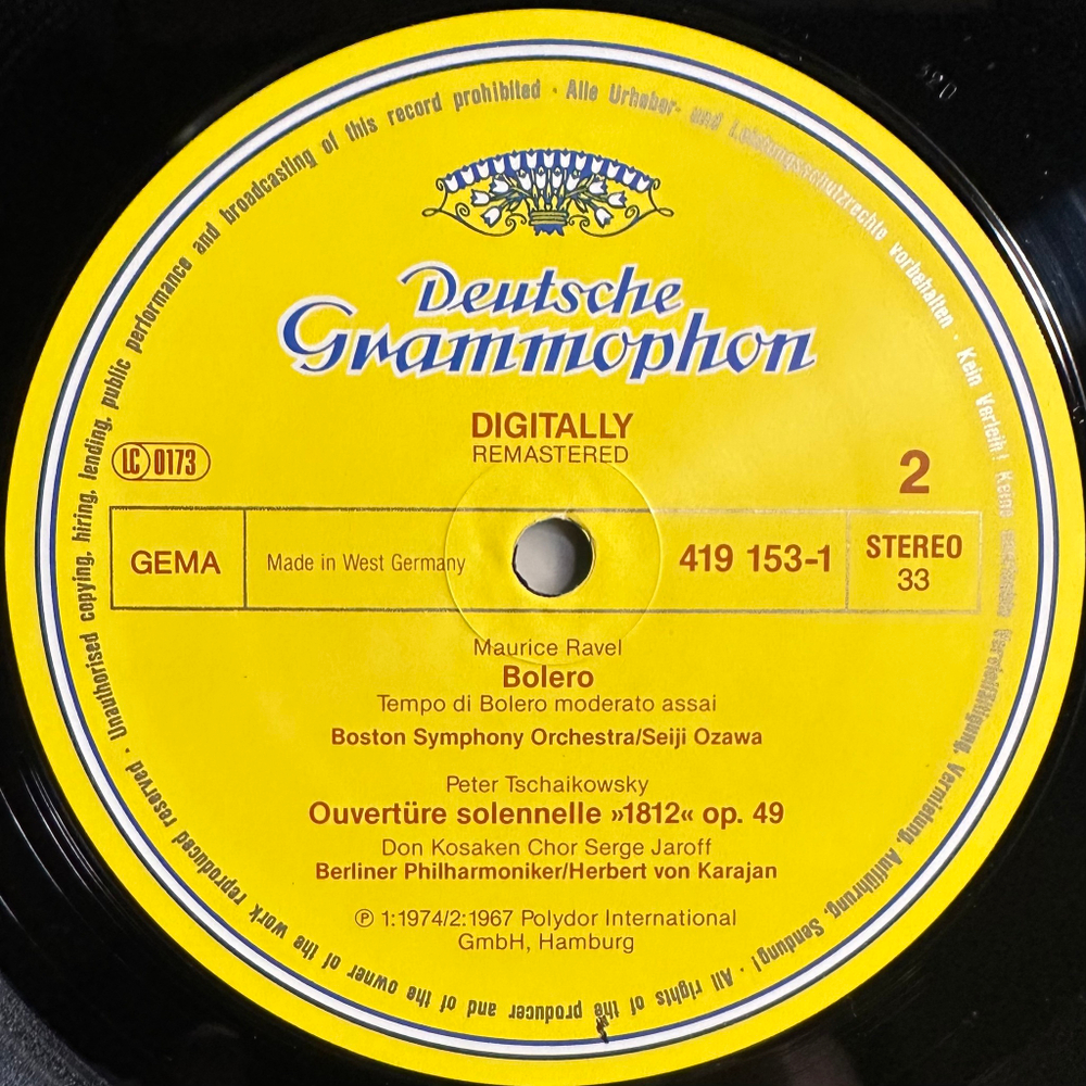 Моцарт, Штраус, Равель, Чайковский (Германия 1986г.)