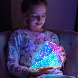 ULD-R507 3АА DIAMOND Светильник декоративный Брильянт. на батарейках 3AA не в-к. 100 светодиодов Белый свет. Цвет корпуса радужный. TM Uniel