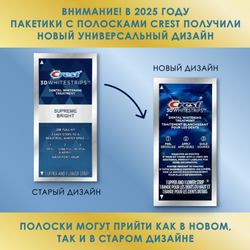 Отбеливающие полоски Crest 3D White Supreme Bright 7шт
