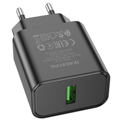 Зарядное уст.Borofone BA72A Black