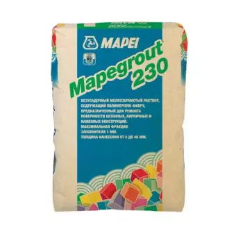 Mapei Mapegrout 230 безусадочная ремонтная смесь тиксотропного типа 25кг