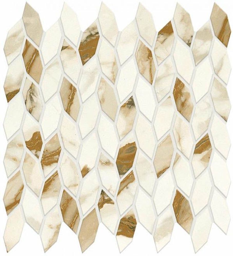 Мозаика Marvel Shine Calacatta Imperiale Mos. Twist Silk