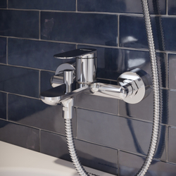 Смеситель для ванны с душем STWORKI Сортланд S10100CR хром