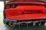 Карбоновый диффузор заднего бампера с подсветкой для Ferrari 812 Superfast GTS 2017-2024 Феррари