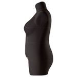 Манекен портновский Моника, торс, вид сбоку, размер 54, черный.