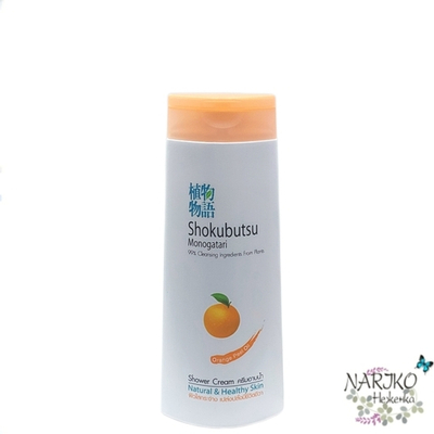 Крем-гель для душа LION Shokubutsu Orange Peel Oil с апельсиновым маслом, 200 мл.