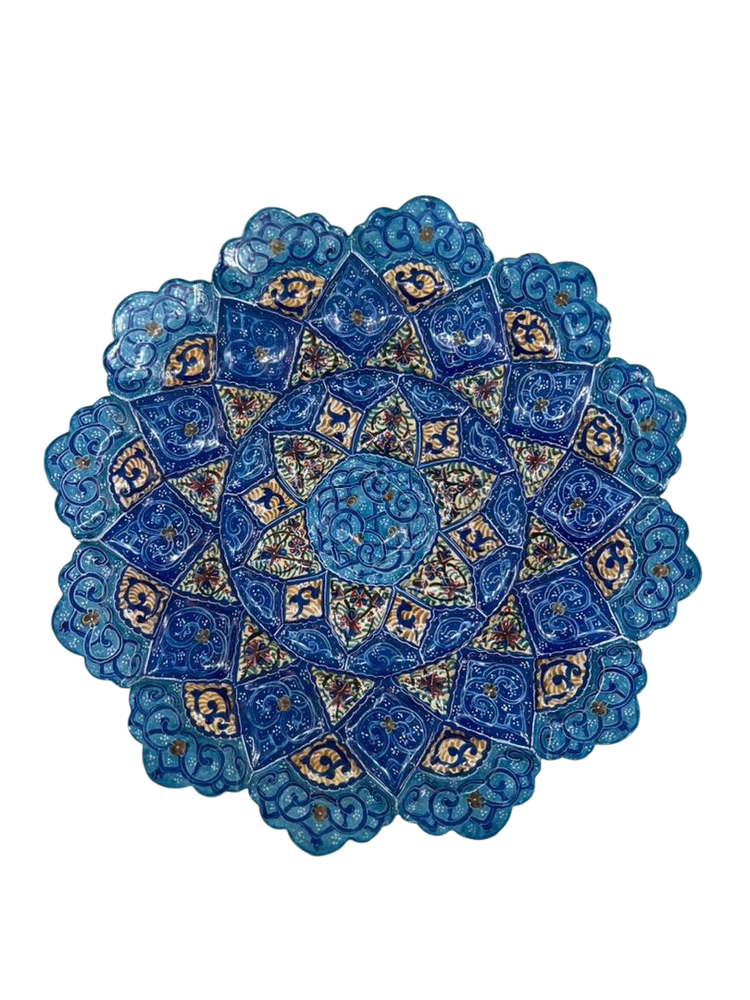 Тарелка минакари ручной работы из Исфахана (25 см) 181220256 Иран Тарелка минакари ручной работы из Исфахана (25 см) 181220256 Иран