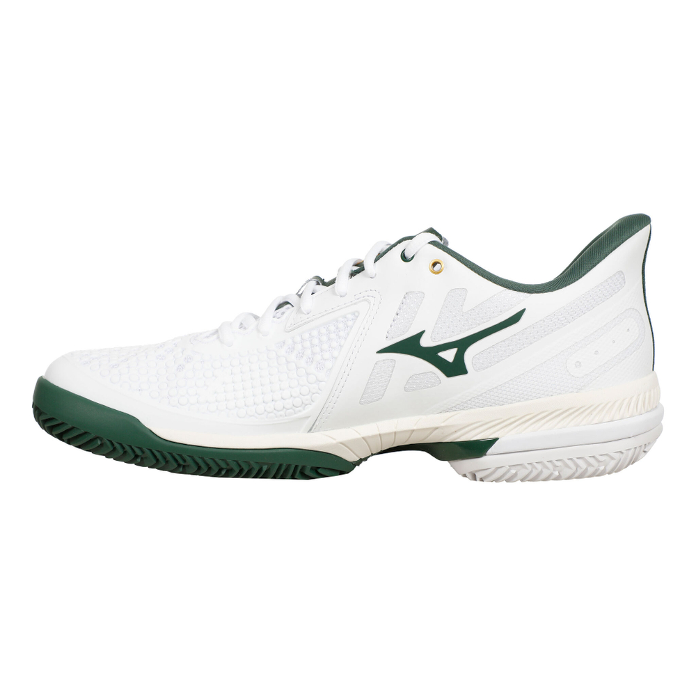 Мужские теннисные кроссовки Mizuno Wave Exceed Tour 5 Clay Court Shoe Men - White, Dark Green