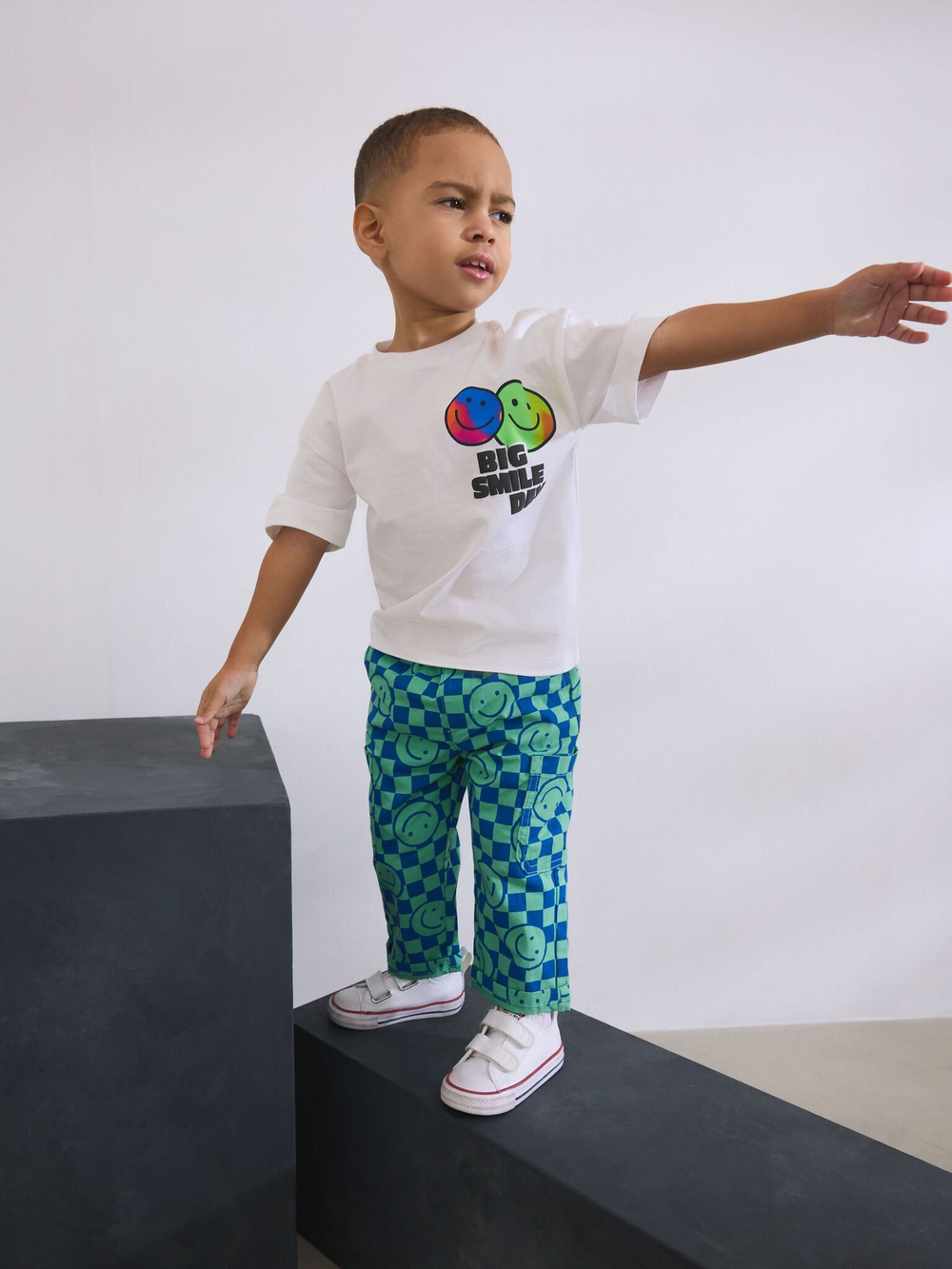 Брюки для мальчика Next AB8-361, Синий, Мятный